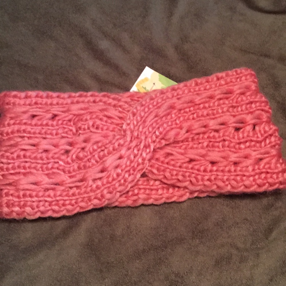 Pink Twist Headband